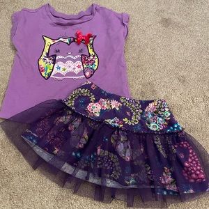 Baby Girl Skirt Outfit